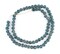 TheBeadChest Ancient-Style Java Glass Beads, Round Indonesian Handmade Fair Trade Etched Spacers for DIY Jewelry Making and Crafts (Translucent Teal)